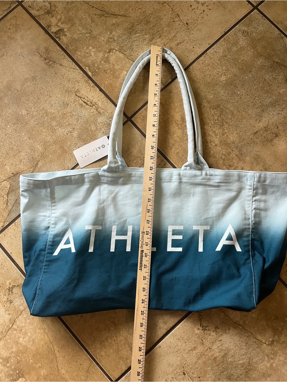 Athleta ombré canvas tote bag NWT - Picture 8 of 10